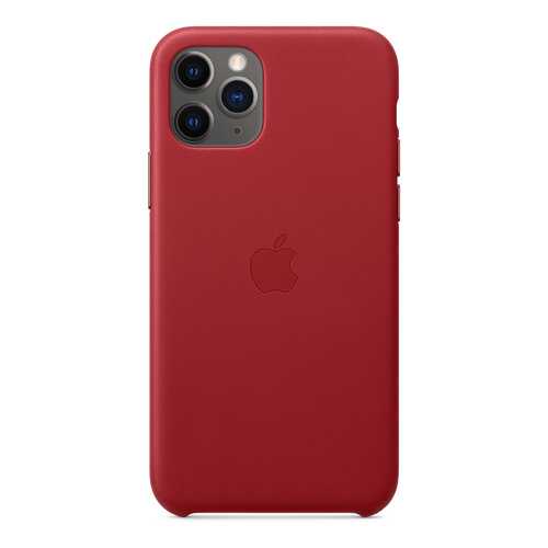 Чехол Apple для iPhone 11 Pro Leather Case - (PRODUCT)RED в МегаФон