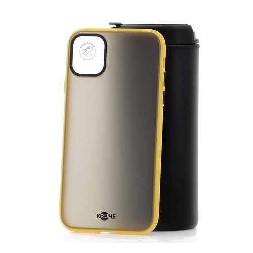Чехол Apple iPhone 11 Kruche Eye-guard Yellow в МегаФон