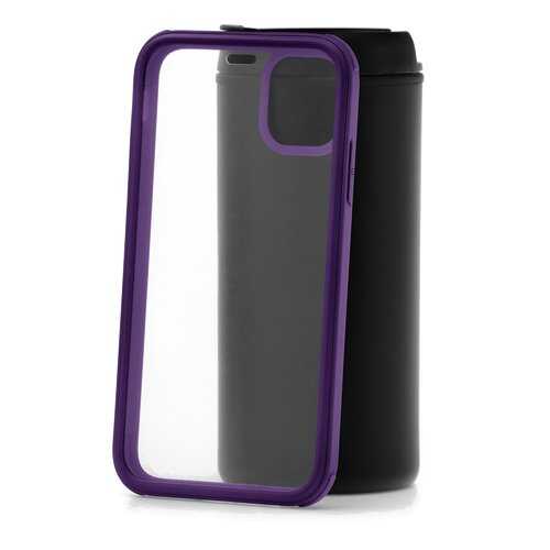 Чехол Apple iPhone 11 Kruche Flexible Side Frame Purple в МегаФон