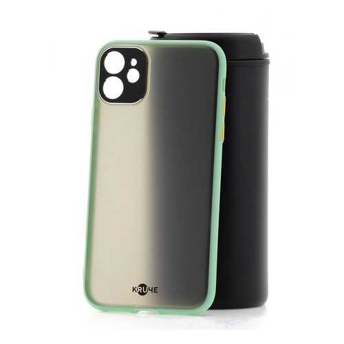 Чехол Apple iPhone 11 Kruche Metal Eye Green в МегаФон
