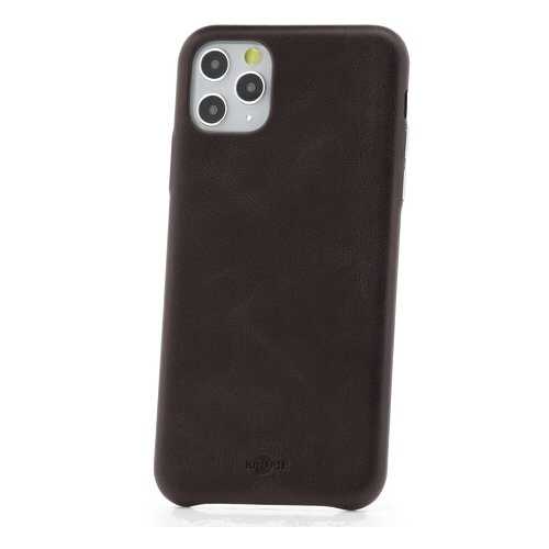 Чехол Apple iPhone 11 Pro Kruche IXSMAXL E02 Leather Dark Brown в МегаФон