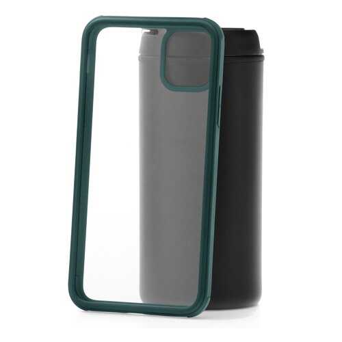 Чехол Apple iPhone 11 Pro Max Kruche Flexible Side Frame Dark green в МегаФон