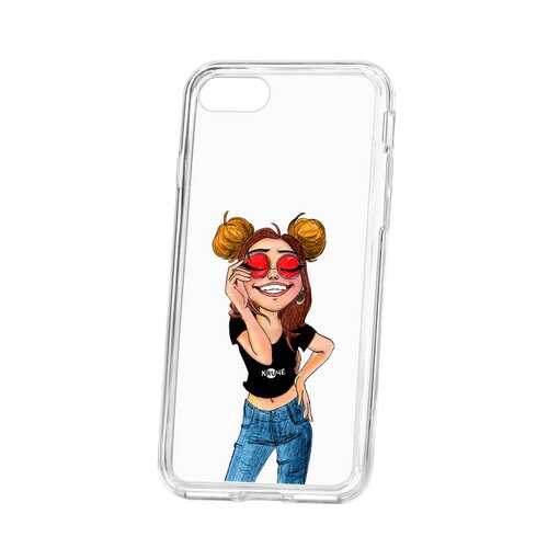 Чехол Apple iPhone 7 Kruche Print Smiling в МегаФон