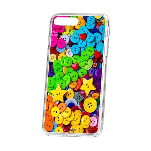 Чехол Apple iPhone 7 Plus Kruche Print Пуговки в МегаФон
