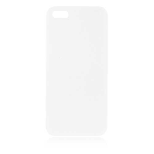 Чехол Brosco PP для Apple IPhone 5, белая в МегаФон