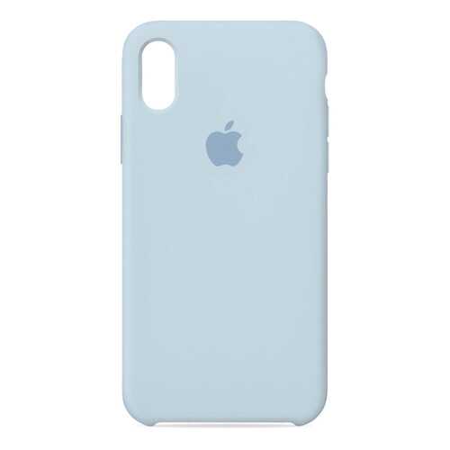 Чехол Case-House для iPhone XS Max, Бело-голубой в МегаФон