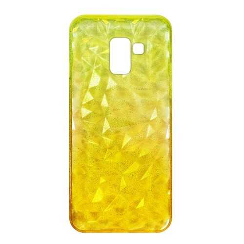 Чехол Crystal Krutoff для Samsung Galaxy A8+ (SM-A730) Yellow в МегаФон