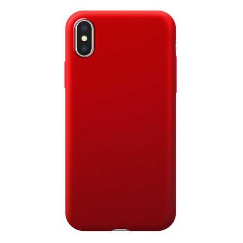 Чехол Deppa Case Silk для Apple iPhone X/XS Metallic Red в МегаФон