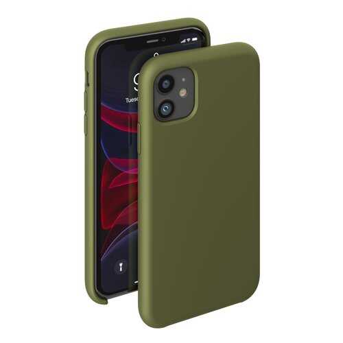 Чехол Deppa Liquid Silicone Case для Apple iPhone 11 Olive в МегаФон