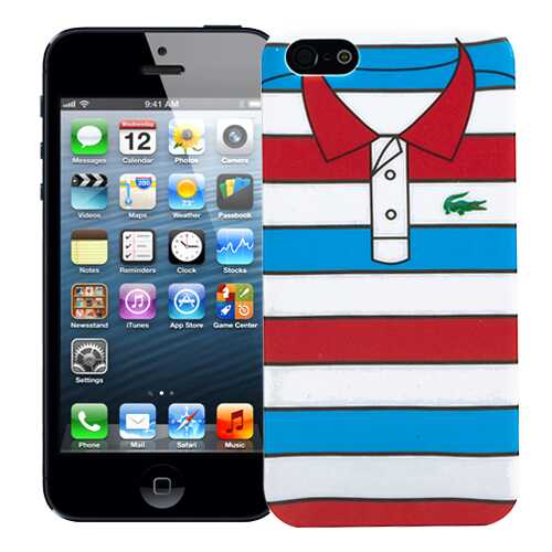 Чехол для смартфона KAWAI Sports shirt Red with blue stripes в МегаФон