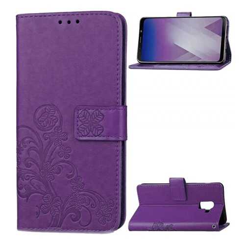 Чехол Epik Four-leaf Clover для Samsung A530 Galaxy A8 (2018) Purple в МегаФон