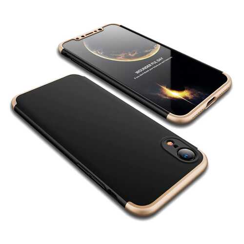 Чехол GKK LikGus для Apple iPhone XR (6.1) Black /Gold в МегаФон