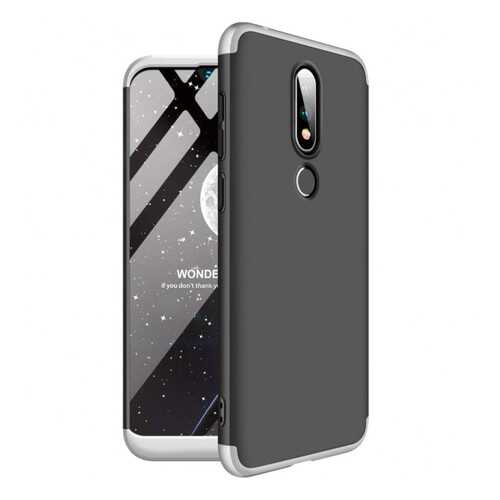 Чехол GKK LikGus для Nokia 6.1 Plus (Nokia X6) Black/Silver в МегаФон