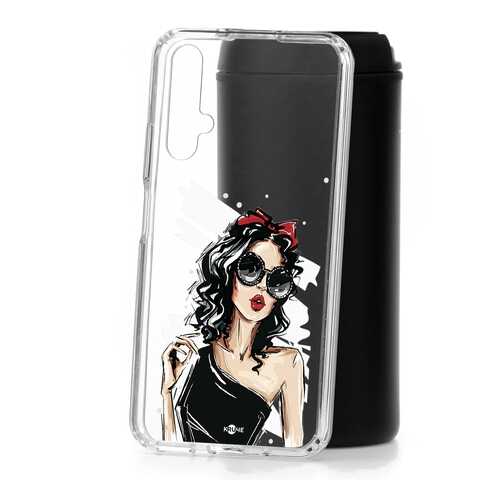 Чехол Huawei Honor 20 Kruche Print Фэшн леди в МегаФон