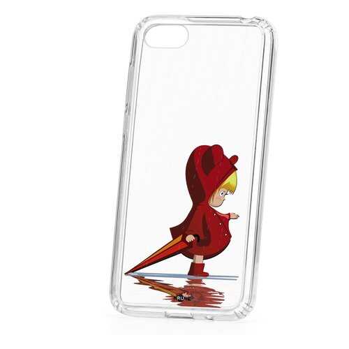 Чехол Huawei Honor 7A Kruche Print Девочка с зонтом в МегаФон