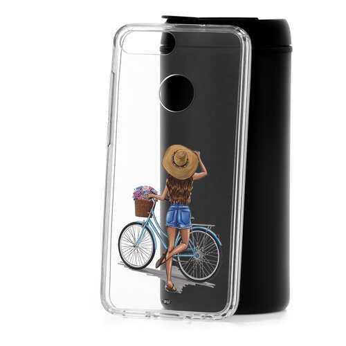 Чехол Huawei Honor 9 Lite Kruche Print Велосипедная прогулка в МегаФон