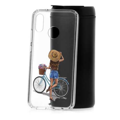 Чехол Huawei P20 Lite Kruche Print Велосипедная прогулка в МегаФон