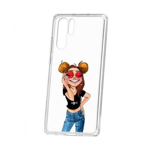 Чехол Huawei P30 Pro Kruche Print Smiling в МегаФон