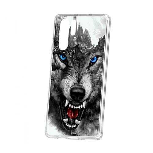 Чехол Huawei P30 Pro Kruche Print Волк в МегаФон