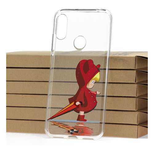 Чехол Huawei Y6 2019 Kruche Print Девочка с зонтом в МегаФон