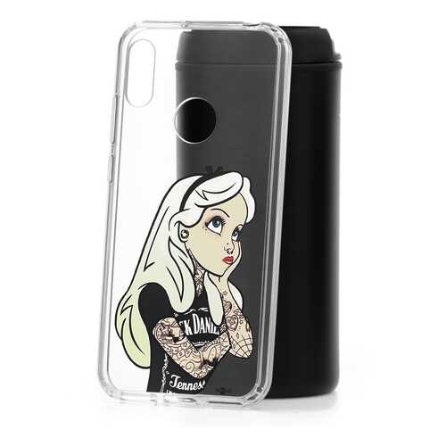 Чехол Huawei Y6 2019 Kruche Print Tattoo Girl в МегаФон