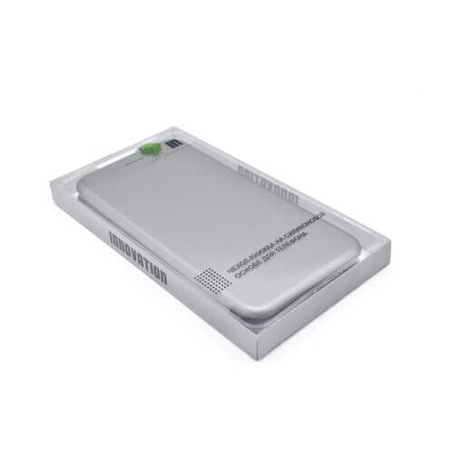 Чехол Innovation для Xiaomi Redmi Note 5 Pro 2018 Book Silver в МегаФон