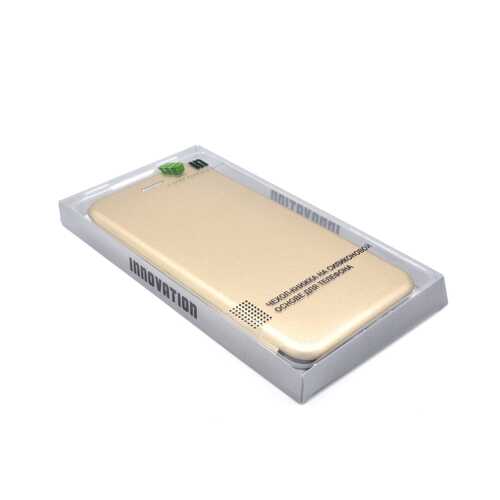 Чехол Innovation для Xiaomi Redmi Note 7 Book Gold в МегаФон