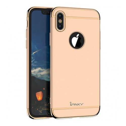 Чехол iPaky Joint Series для Apple iPhone X (5.8) Gold в МегаФон