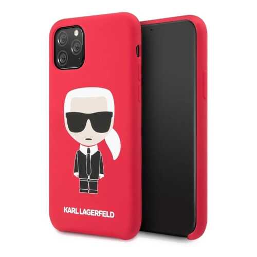 Чехол Karl Lagerfeld Liquid Iconic (KLHCN58SLFKRE) для iPhone 11 Pro (Red) в МегаФон