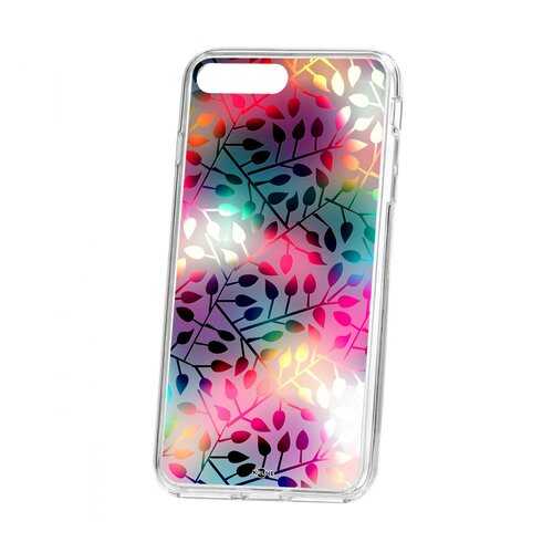 Чехол Kruche Apple iPhone 7 Plus Print Цветные листья в МегаФон