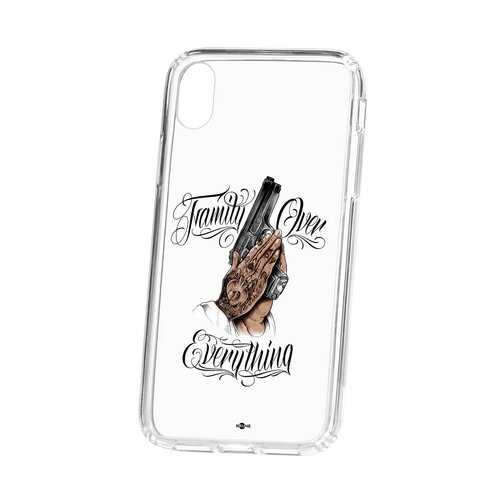 Чехол Kruche Apple iPhone XR Print Семья превыше в МегаФон