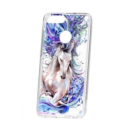Чехол Kruche для Huawei Honor 9 Lite Print Грация в МегаФон