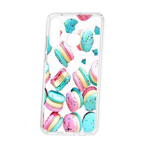 Чехол Kruche для Huawei P30 Lite Print Макарон в МегаФон