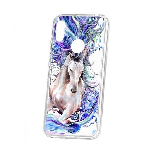 Чехол Kruche для Huawei Y6 2019 Print Грация в МегаФон