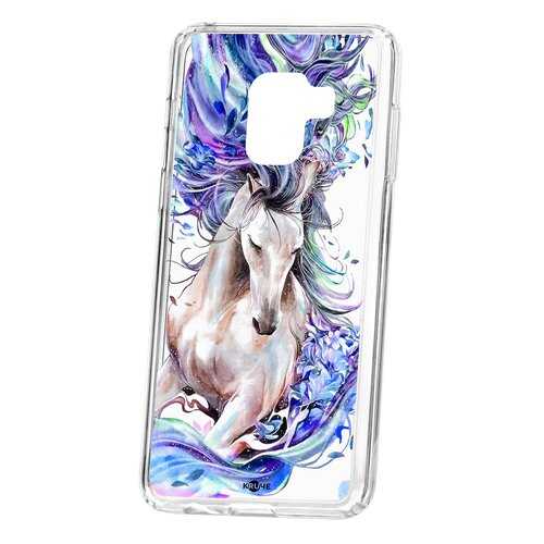 Чехол Kruche для Samsung Galaxy A8 2018 (A530) Print Грация в МегаФон