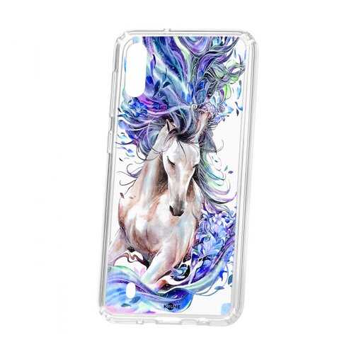 Чехол Kruche для Samsung Galaxy M10 Print Грация в МегаФон