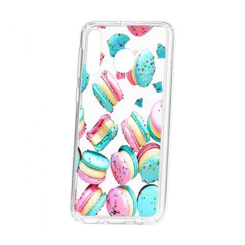 Чехол Kruche для Samsung Galaxy M30 Print Макарон в МегаФон