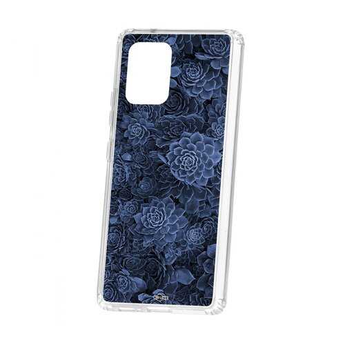 Чехол Kruche для Samsung Galaxy S10 Lite Print Каменная роза в МегаФон