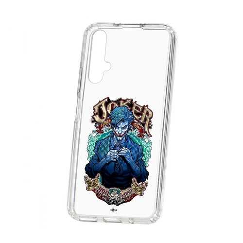 Чехол Kruche Huawei Honor 20 Print Джокер в МегаФон