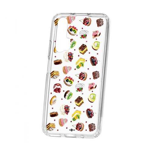 Чехол Kruche Huawei Honor 20 Pro Print Cake в МегаФон