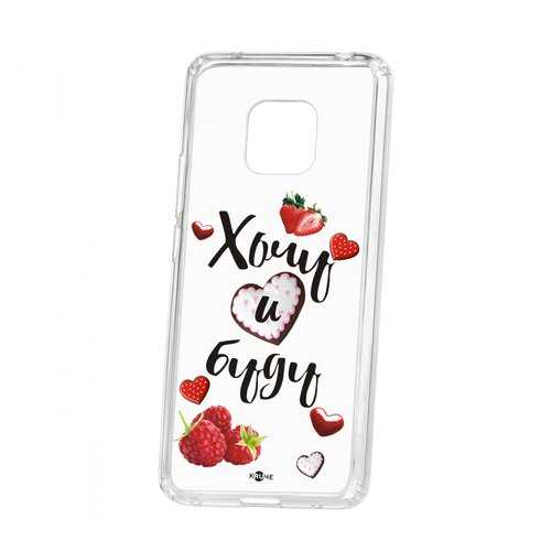 Чехол Kruche Huawei Mate 20 Pro Print Ягодный микс в МегаФон