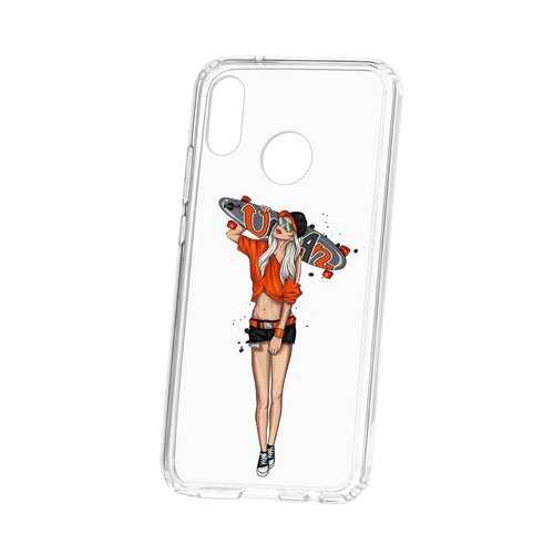 Чехол Kruche Huawei P20 Lite Print Лонгборд в МегаФон