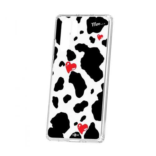 Чехол Kruche Huawei P30 Pro Print Корова в МегаФон