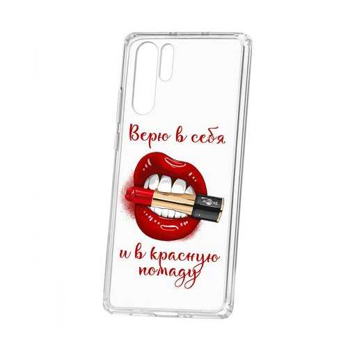 Чехол Kruche Huawei P30 Pro Print Red lipstick в МегаФон