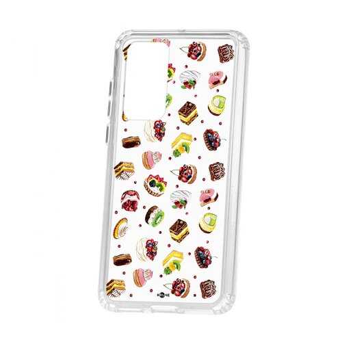 Чехол Kruche Huawei P40 Print Cake в МегаФон
