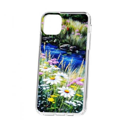 Чехол Kruche iP 11 Pro Max Print Ромашки у ручья в МегаФон