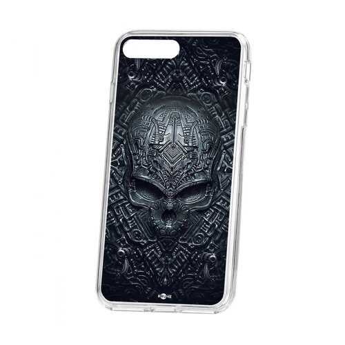 Чехол Kruche iP 7 Plus Print Череп техно в МегаФон