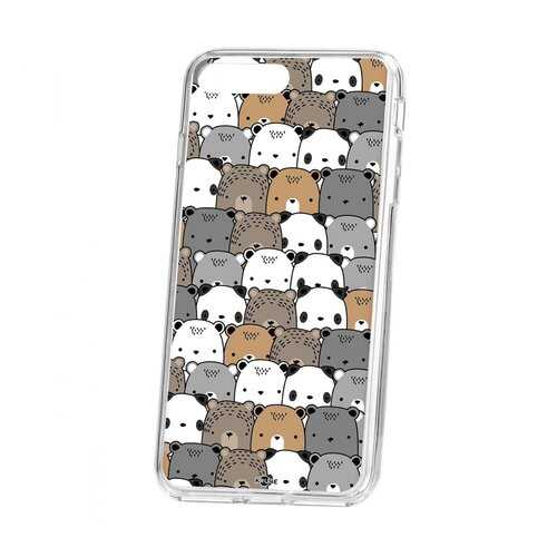 Чехол Kruche iP 7 Plus Print Медвежата в МегаФон