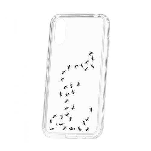 Чехол Kruche Samsung Galaxy A01/A015 Print Муравьи в МегаФон