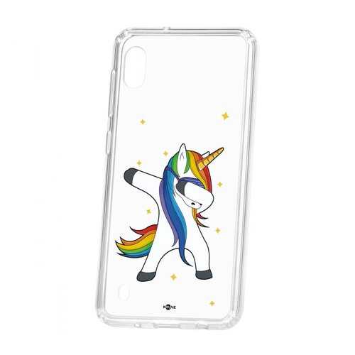 Чехол Kruche Samsung Galaxy A10 2019 Print Единорожка в МегаФон